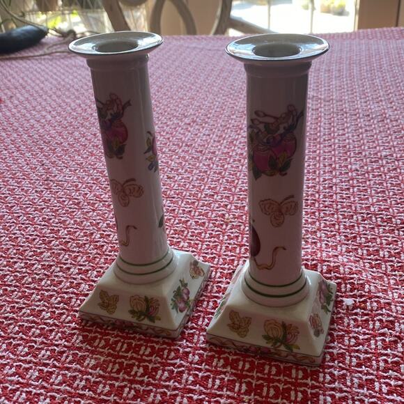 Andrea by Sadek Made in Japan Square candle stick holders - Picture 1 of 5